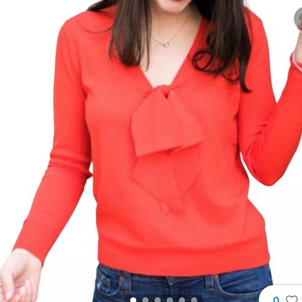 Like New JCREW Merino Sweater size S in coral